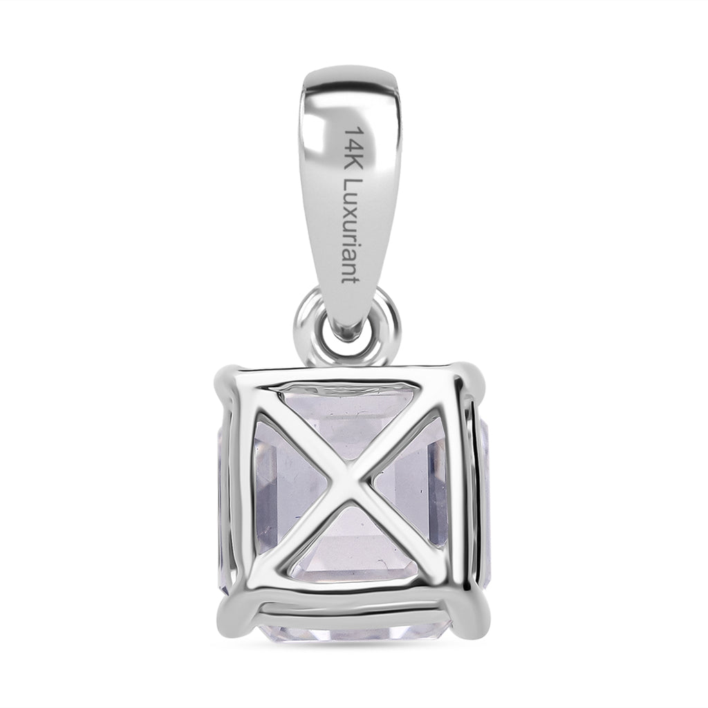 Luxuriant Diamond 14K White Gold IGI Certified (VS-EF) Lab Grown Diamond Pendant 3.01 Ct._8172049_3