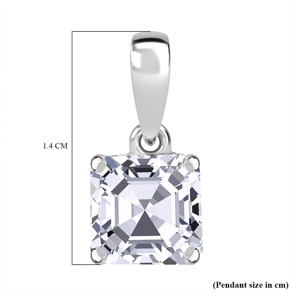 Luxuriant Diamond 14K White Gold IGI Certified (VS-EF) Lab Grown Diamond Pendant 3.01 Ct._8172049_6