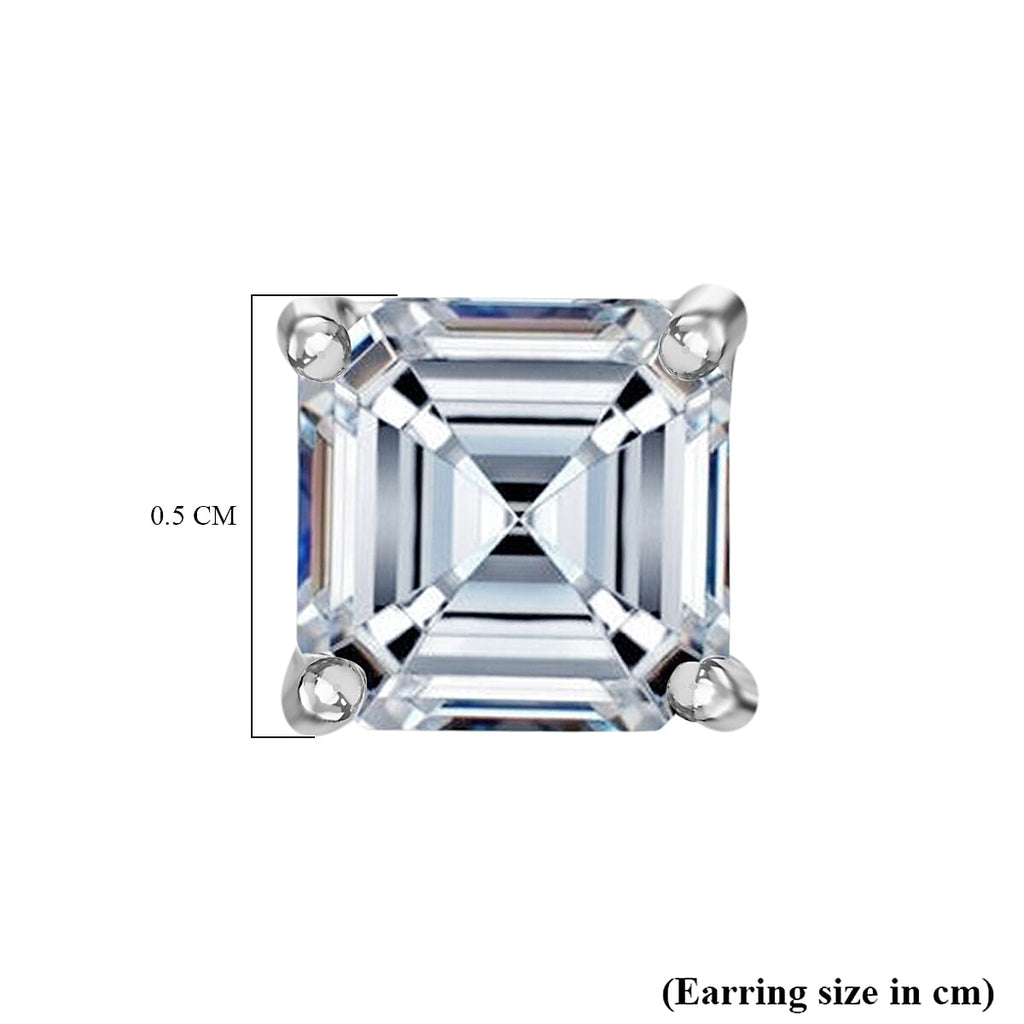 Luxuriant Diamond 950 Platinum VS Lab Grown Diamond EF, VS Earring, Platinum Wt.1.5 Gms  2.000  Ct.