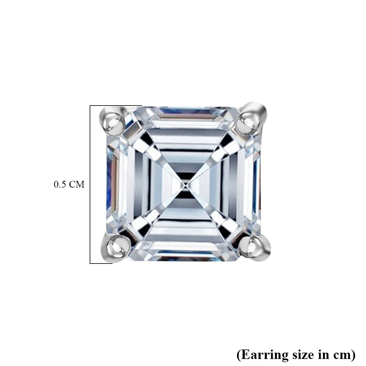 Luxuriant Diamond 950 Platinum VS Lab Grown Diamond EF, VS Earring, Platinum Wt.1.5 Gms  2.000  Ct. 8172082 3