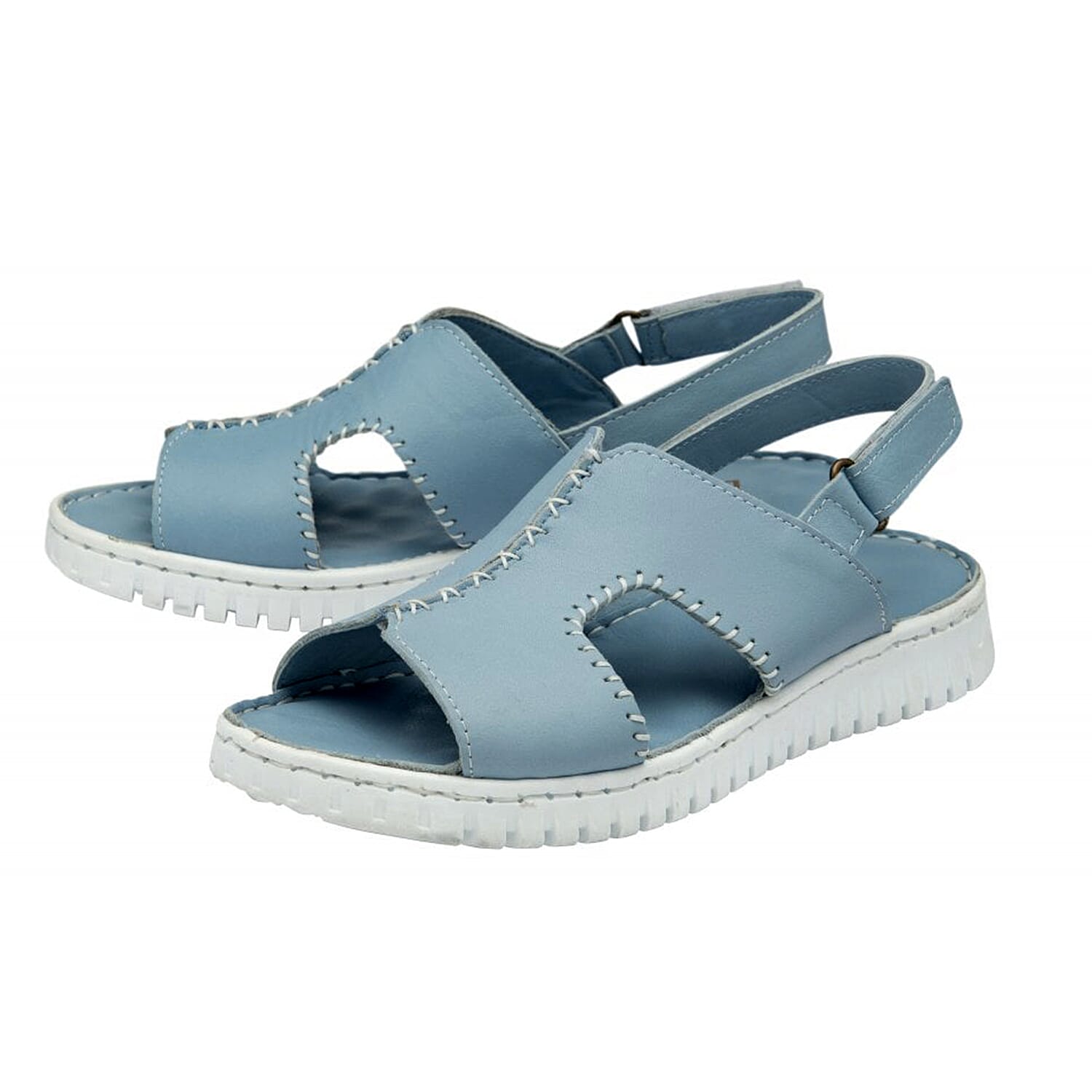 Lotus Ladies Blue Astrid Open-Toe Mule Sandals (Size - 4) 8177912 0