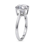 NY Closeout - Luxuriant 14K White Gold IGI Certified Lab Grown Diamond (VS/EF) Solitaire Ring 3.00 Ct._8178948_3