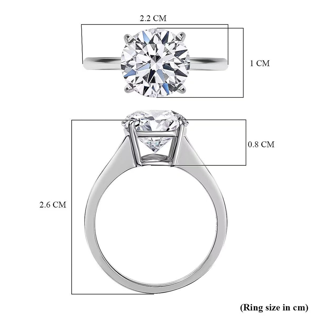 NY Closeout - Luxuriant 14K White Gold IGI Certified Lab Grown Diamond (VS/EF) Solitaire Ring 3.00 Ct._8178948_5