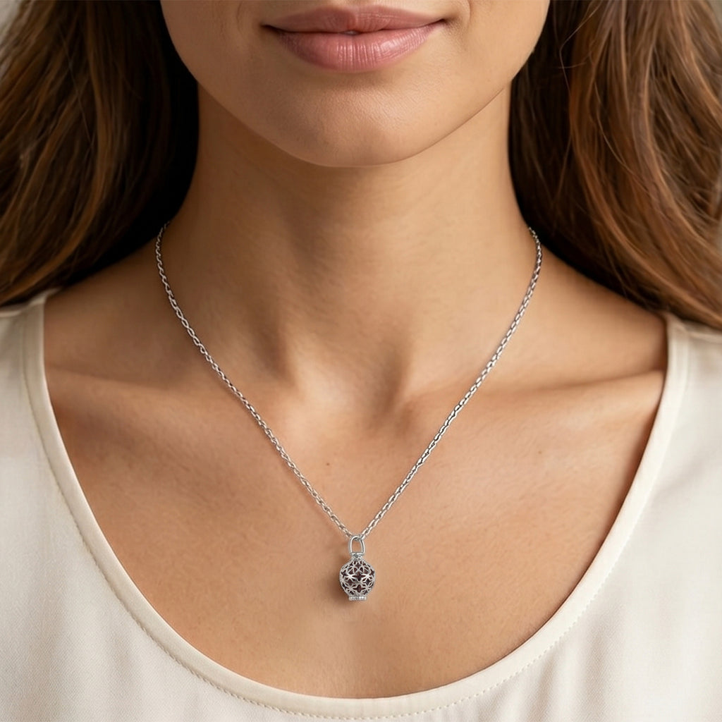Citrine Pendant (Size 16 + 2 Ext) with Spring Ring Clasp Sterling Silver 3.50 Ct._8179714_1