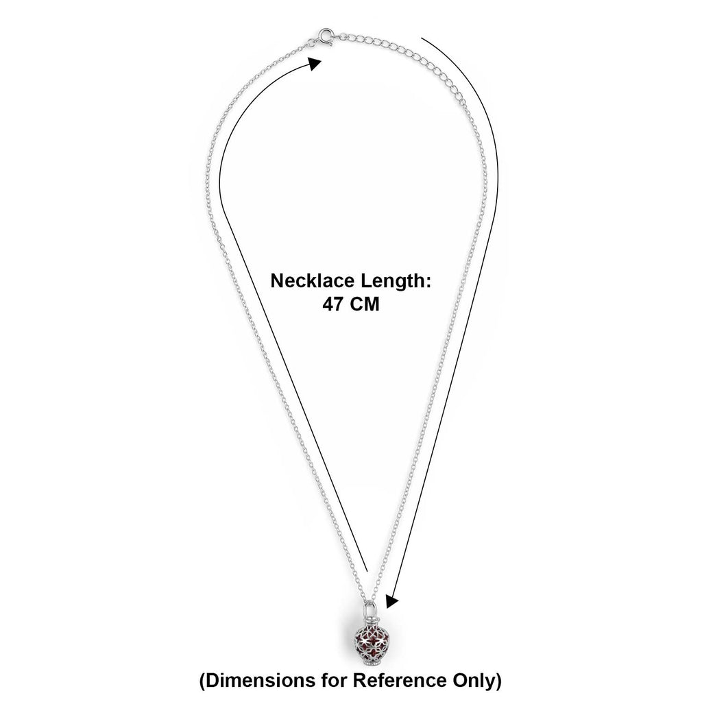Citrine Pendant (Size 16 + 2 Ext) with Spring Ring Clasp Sterling Silver 3.50 Ct._8179714_5