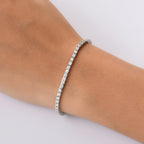 Luxuriant - Lab Grown Diamond (SI/G-H) Tennis Bracelet (Size 7.5) in Rhodium Overlay Sterling Silver 2.00 Ct._8179825_2