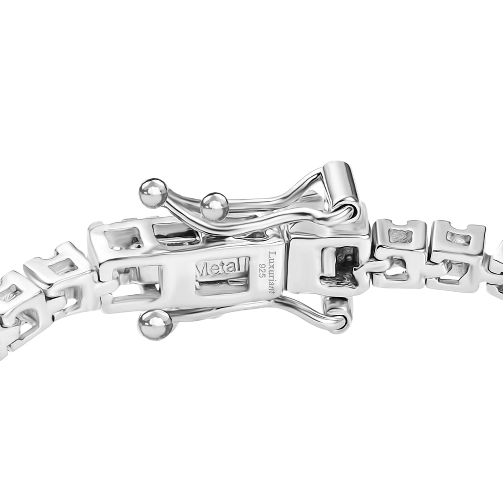 Luxuriant - Lab Grown Diamond (SI/G-H) Tennis Bracelet (Size 7.5) in Rhodium Overlay Sterling Silver 2.00 Ct._8179825_3