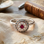 Blue Apatite Ring in Rhodium Overlay Sterling Silver 2.32 Ct._8180284_2