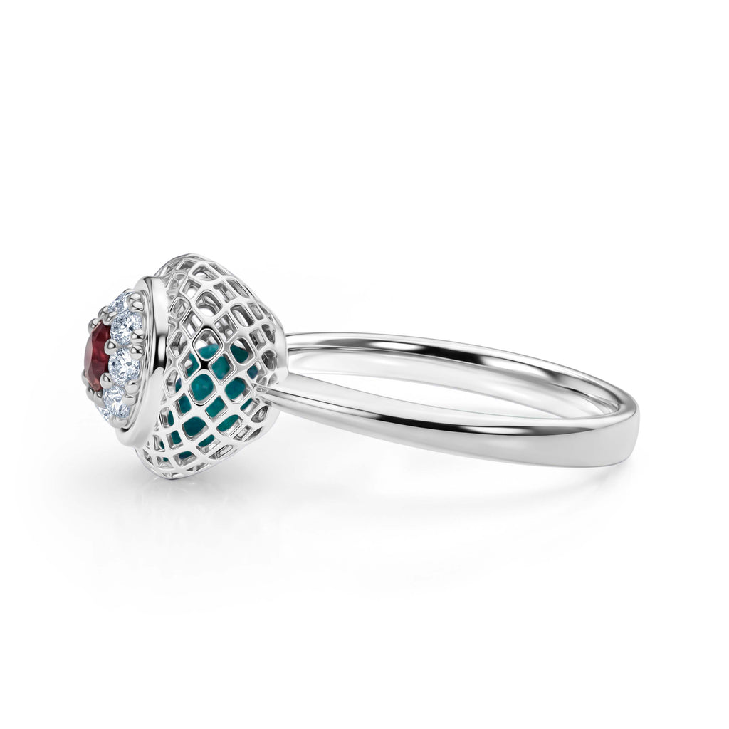 Blue Apatite Ring in Rhodium Overlay Sterling Silver 2.32 Ct._8180284_4