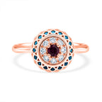 Blue Apatite Ring in Rose Gold Plated Sterling Silver 2.32 Ct._8180288_3