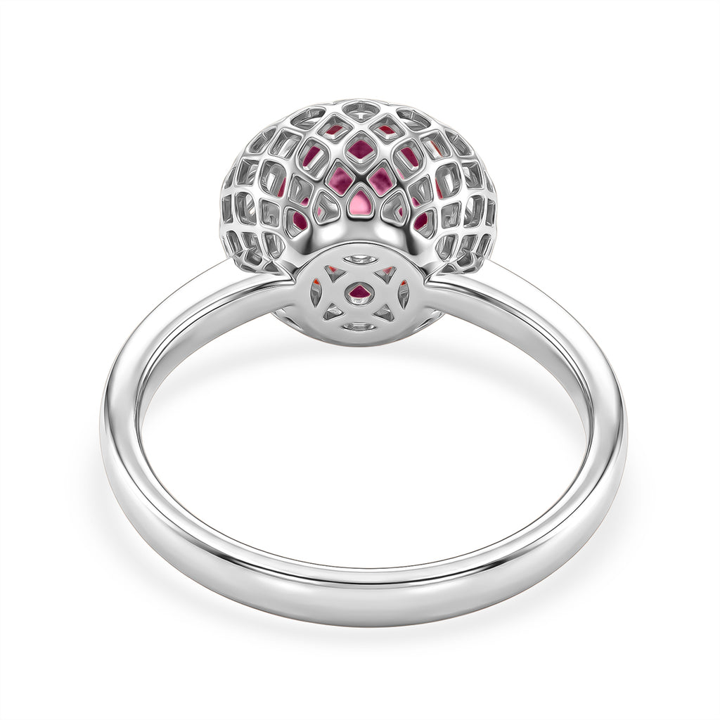 Pink Spinel Ring in Rhodium Overlay Sterling Silver 2.32 Ct._8180302_5