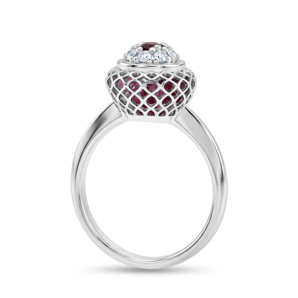 Pink Spinel Ring in Rhodium Overlay Sterling Silver 2.32 Ct._8180302_6