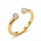 Luxuriant - Lab Grown Diamond (SI/G-H) Band Ring in 18K Vermeil Yellow Gold Plated Sterling Silver_8181045_5