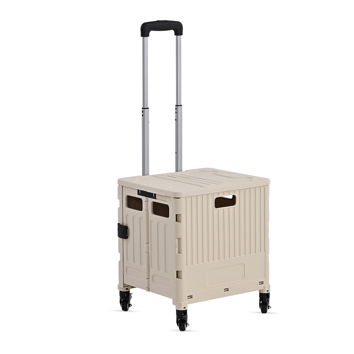 Multipurpose Foldable Shopping Cart - 50kg Capacity - White 8181316 0