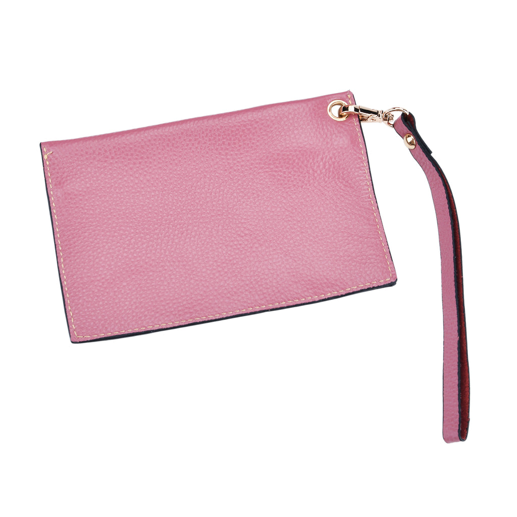 Genuine Leather Tote Bag (31.5cm) with Matching Detachable Coin Purse - Pink_8181473_7