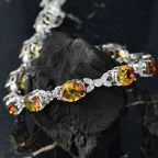 D'joy Rainbow Genesis Quartz & White Zircon Cluster Aurora Bloom Bracelet (Size - 7) with GB Lock Box in Rhodium Overlay Sterling Silver 22.31 Ct, Silver Wt. 12.24 Gms._8181582_1