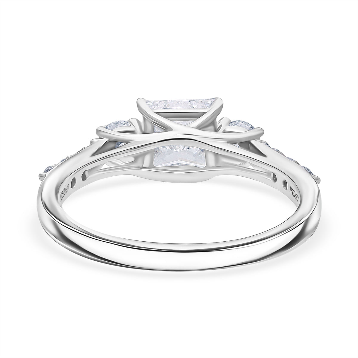 LUXURIANT 1.50 Ct. Lab Grown Diamond Ring in 950 Platinum IGI Certified (VS-EF) 8181621 4