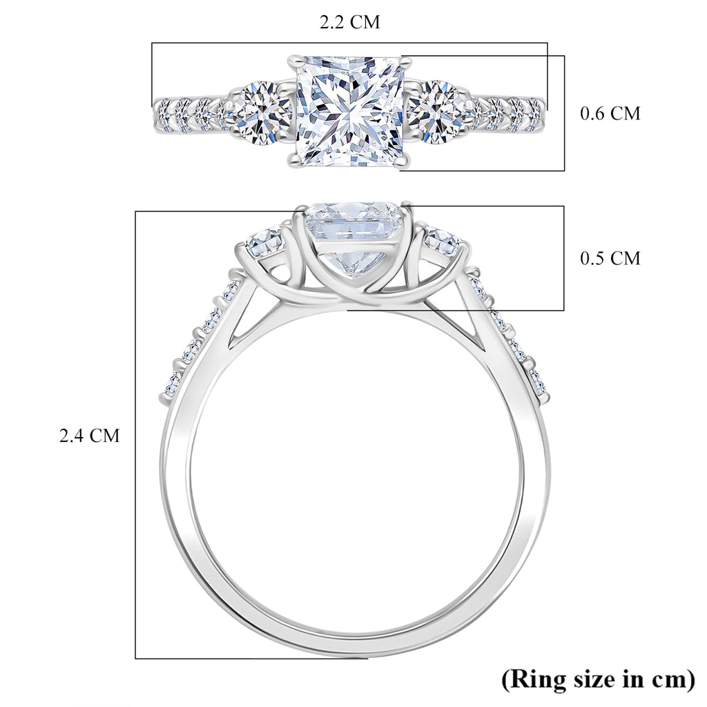 Luxuriant - 950 Platinum IGI Certified (VS-EF) Lab Grown Diamond Ring 1.50 Ct._8181621_4