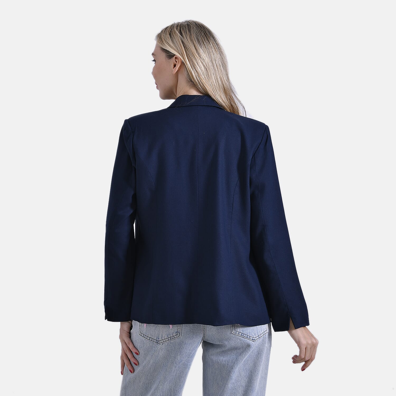 La Marey Classic Linen Blend Blazer with Lapels 8181787 1