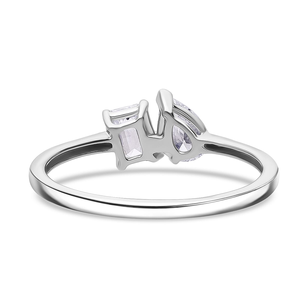 THE TOI ET MOI LUXURIANT 1 Ct. Lab Grown Diamond Ring in 9K White Gold SGL Certified (VS-EF) 8182255 4