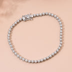 Luxuriant Lab Grown Diamond SI/GH Bracelet (Size - 7.5) in Rhodium Overlay Sterling Silver 2.00 Ct_8182814_1