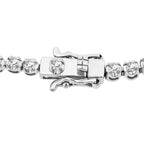 Luxuriant Lab Grown Diamond SI/GH Bracelet (Size - 7.5) in Rhodium Overlay Sterling Silver 2.00 Ct_8182814_2