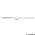 Luxuriant Lab Grown Diamond SI/GH Bracelet (Size - 7.5) in Rhodium Overlay Sterling Silver 2.00 Ct_8182814_3