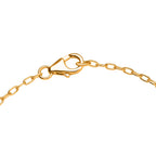 Luxuriant Diamond Lab Grown Diamond (SI-G-H) Chain Bracelet (Size - 7.5) with Lobaster Clasp in 18K Vermeil Yellow Gold Sterling Silver