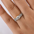 Luxuriant Lab Grown Diamond SGL Certified (SI/GH) Ring in 18K Vermeil Yellow Gold Plated Sterling Silver 1.50 Ct._8183568_2