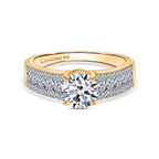 Luxuriant Lab Grown Diamond SGL Certified (SI/GH) Ring in 18K Vermeil Yellow Gold Plated Sterling Silver 1.51 Ct._8183570