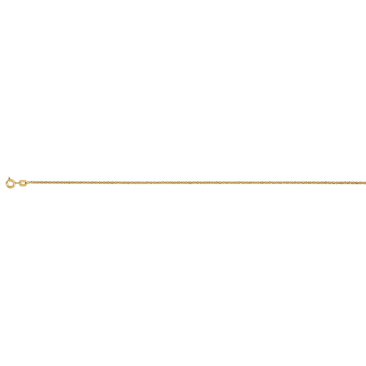 Italian Made - Gold Overlay Sterling Silver Rock Necklace (Size 30) with Spring Ring Clasp V32708285 0