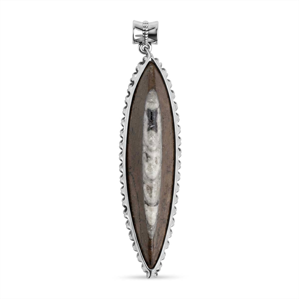 The Artefact Collection - Orthoceras Handmade Pendant 59.00 Ct. V32362338 0