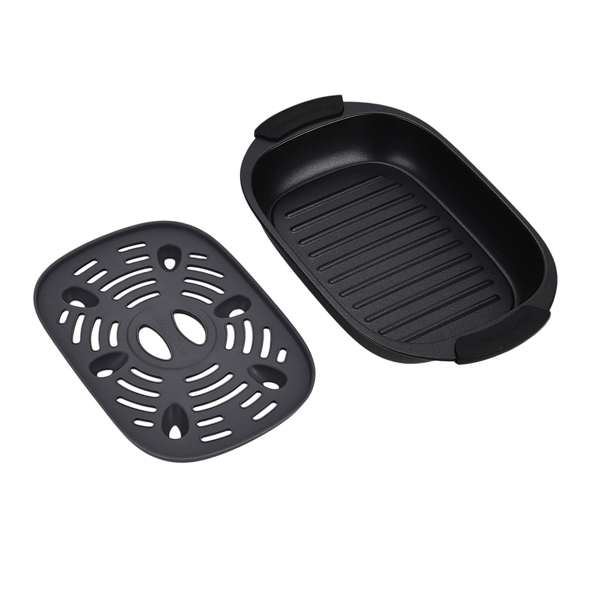 Homesmart Aluminised Steel Non-Stick Grill Pot with Steam Rack 8184684 7