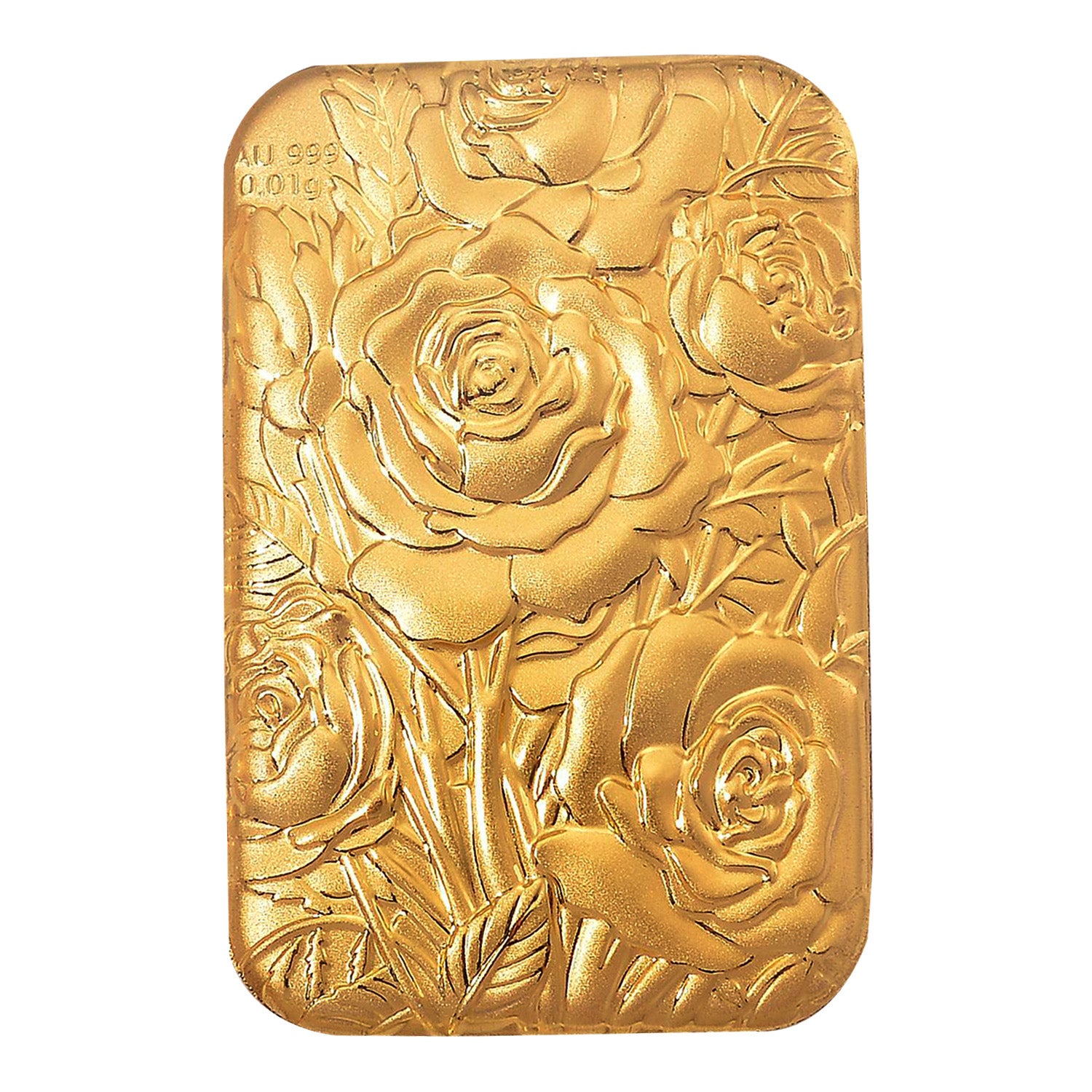 24K Yellow Gold (99.99% Purity) Floral Embossment Foil 8185340 0