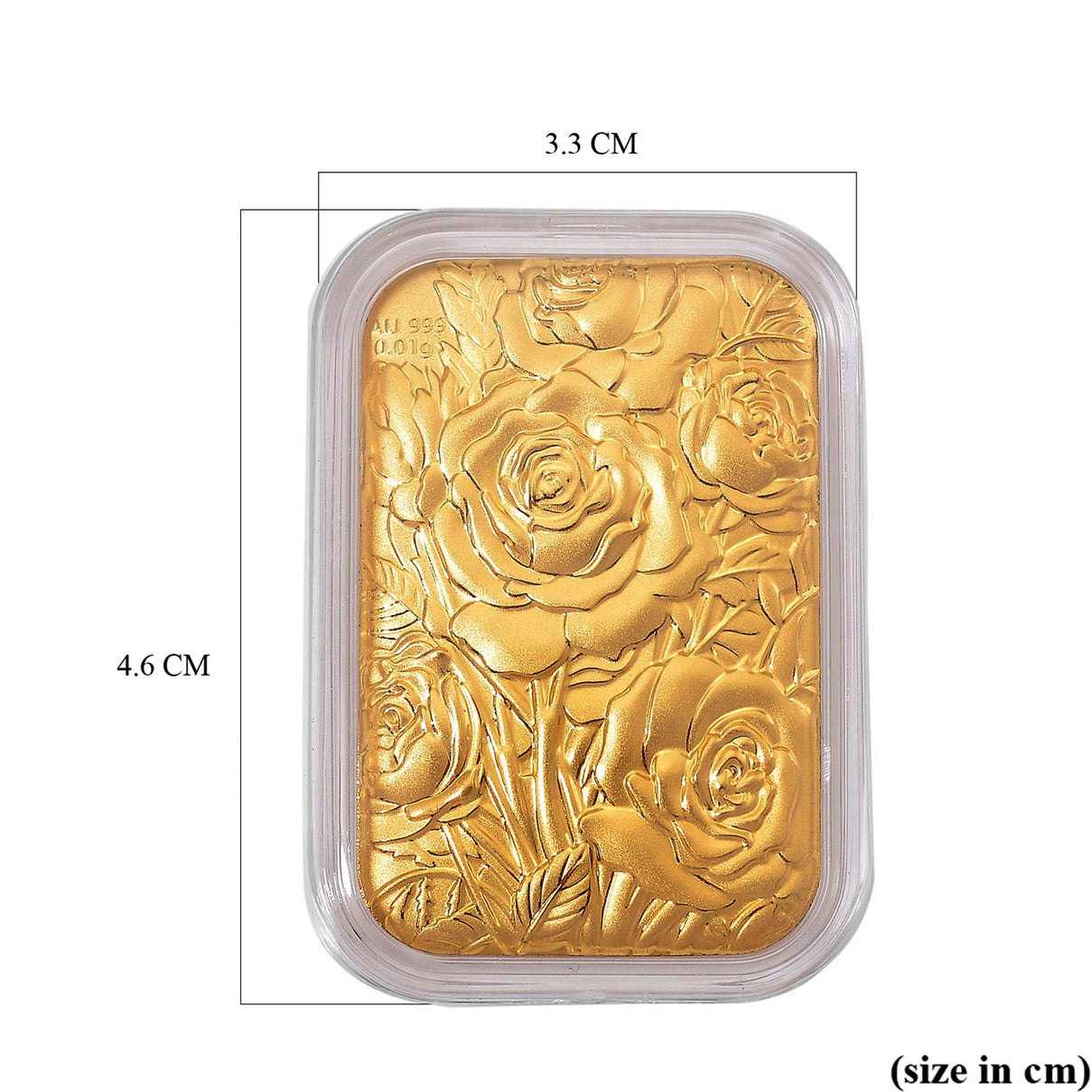 24K Yellow Gold (99.99% Purity) Floral Embossment Foil 8185340 6