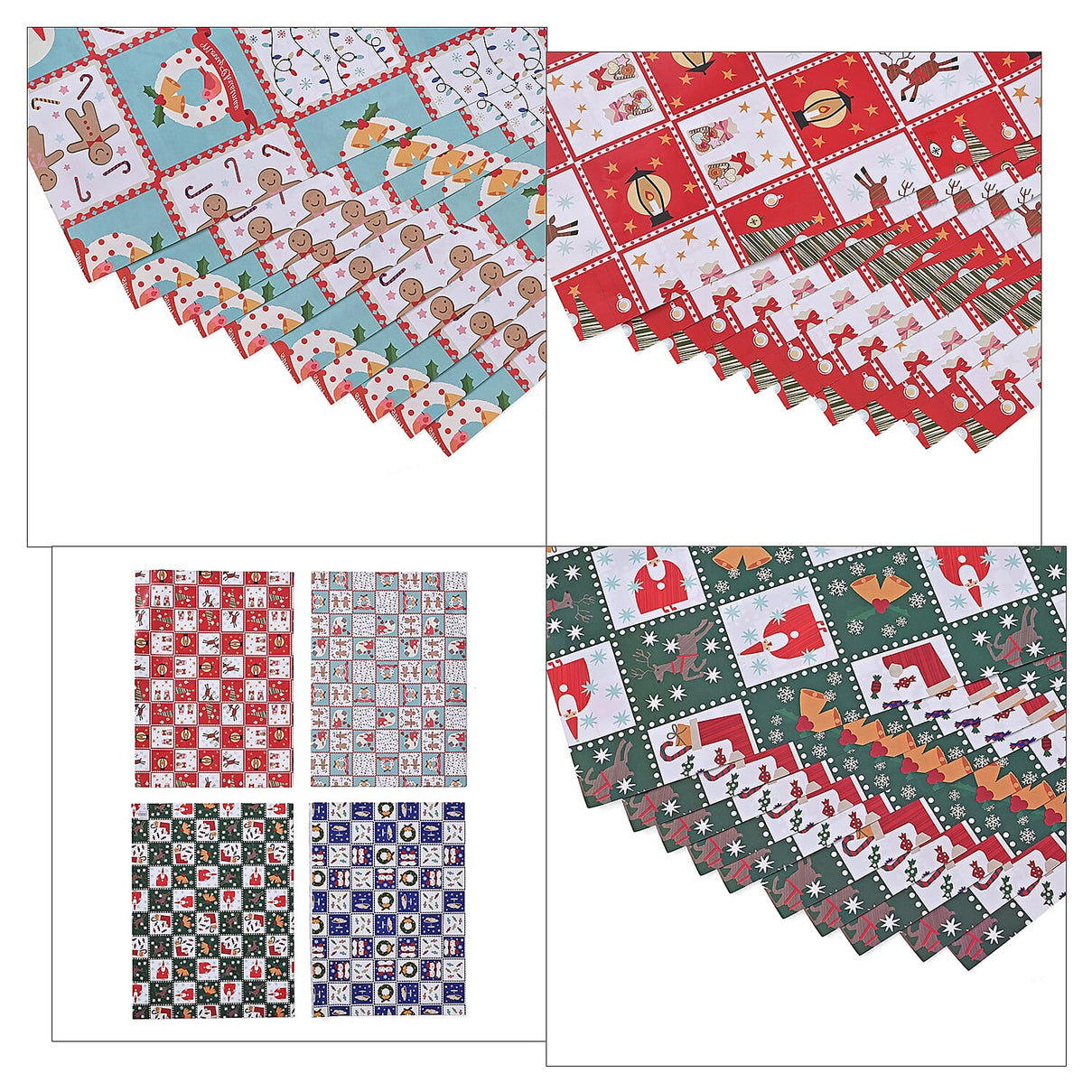 Christmas Gift Wrapping Papers - Set of 40 pcs (Size 51x74cm) 8185417 5