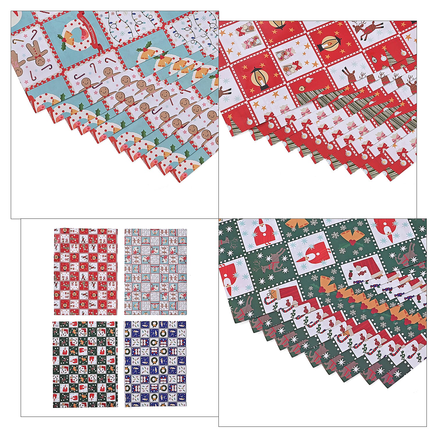Christmas Gift Wrapping Papers - Set of 40 pcs (Size 51x74cm) 8185417 5