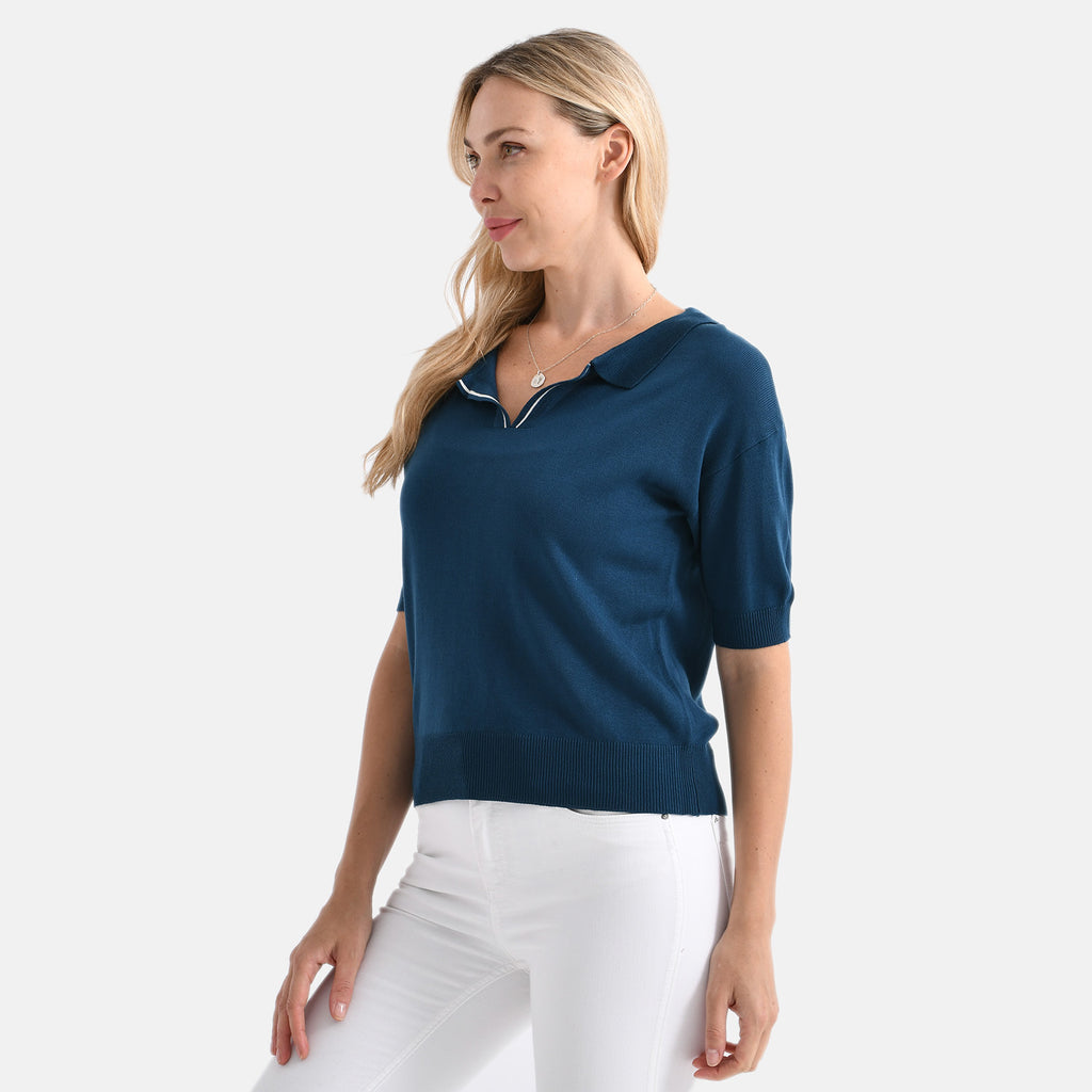 La Marey Polo T-Shirt (Size S, 8-10) - Navy_8185642_3