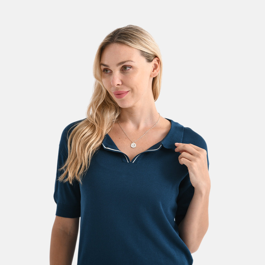 La Marey Polo T-Shirt (Size S, 8-10) - Navy_8185642_4