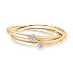 Luxuriant - Lab Grown Diamond (SI-G/H) Ring in 18K Vermeil Yellow Gold Plated Sterling Silver_8186477