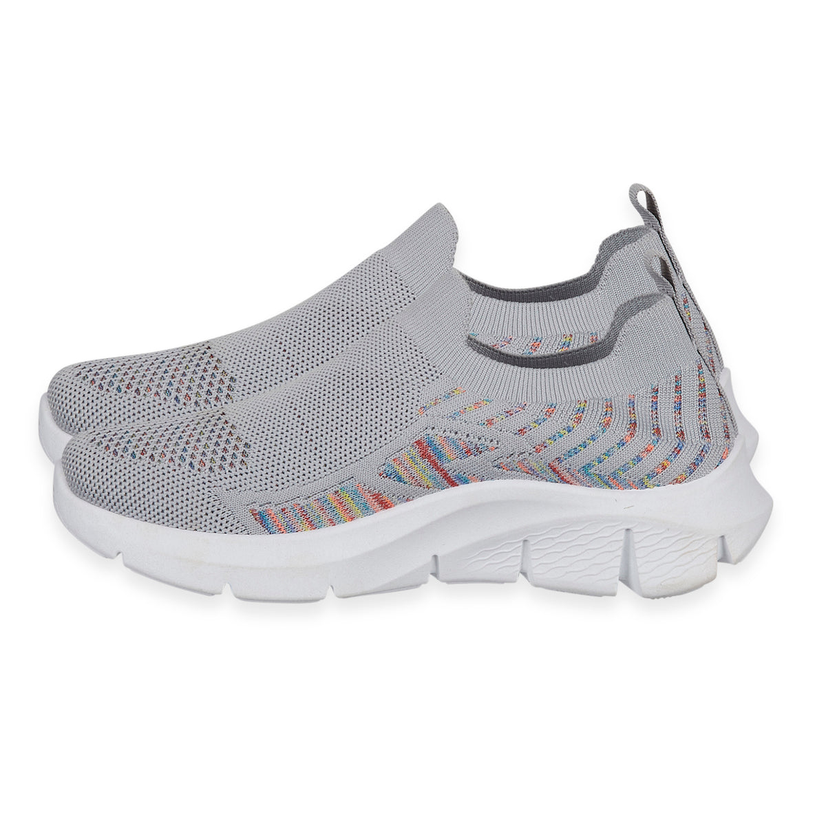 Urban Jacks Ladies Limoncello Fly Knitted Slip-On Shoe (Size 5) - Grey V32516844 1