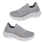 Urban Jacks Ladies Limoncello Fly Knitted Slip-On Shoe (Size 7) - Grey_8187656