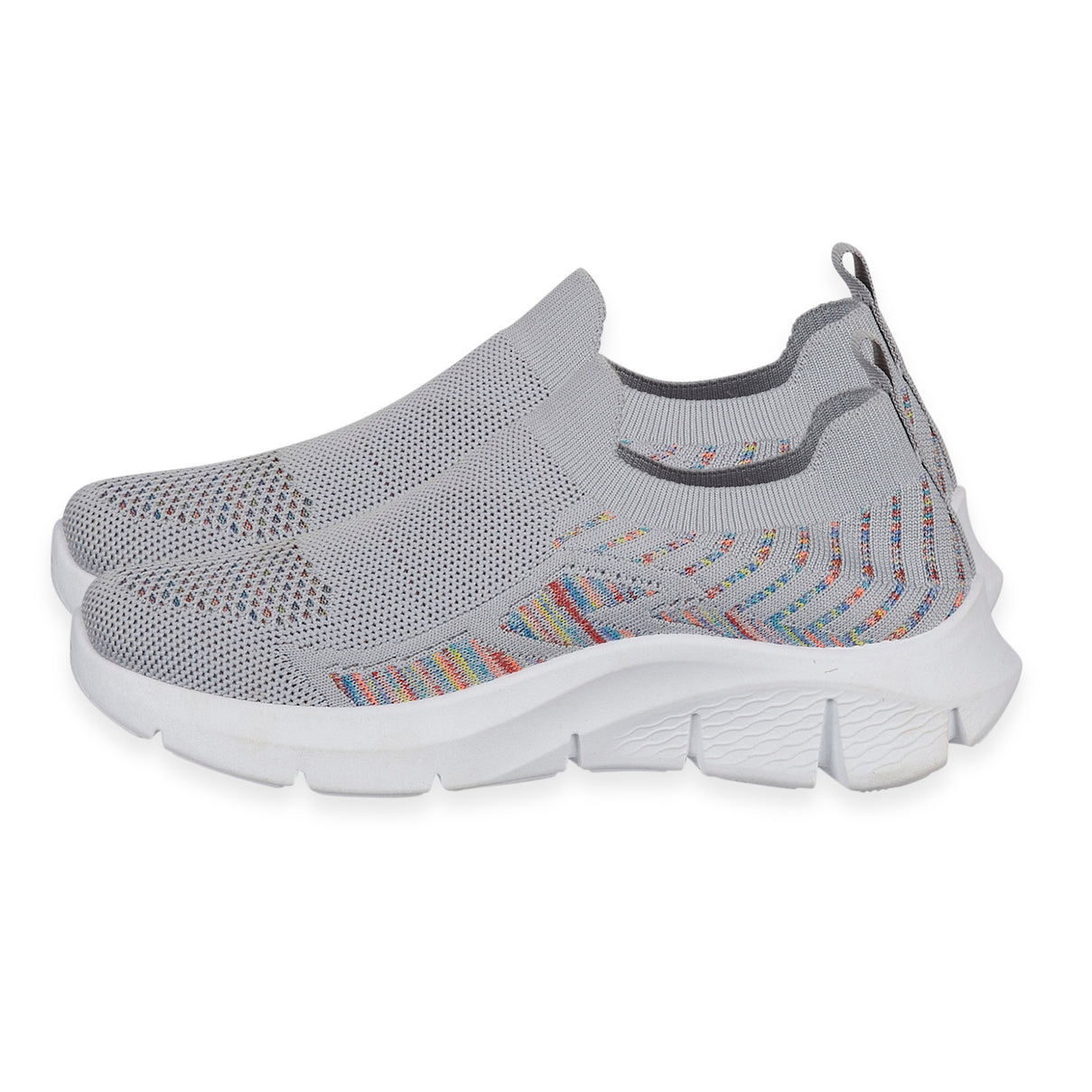 Urban Jacks Ladies Limoncello Fly Knitted Slip-On Shoe (Size 7) - Grey V32516190 1