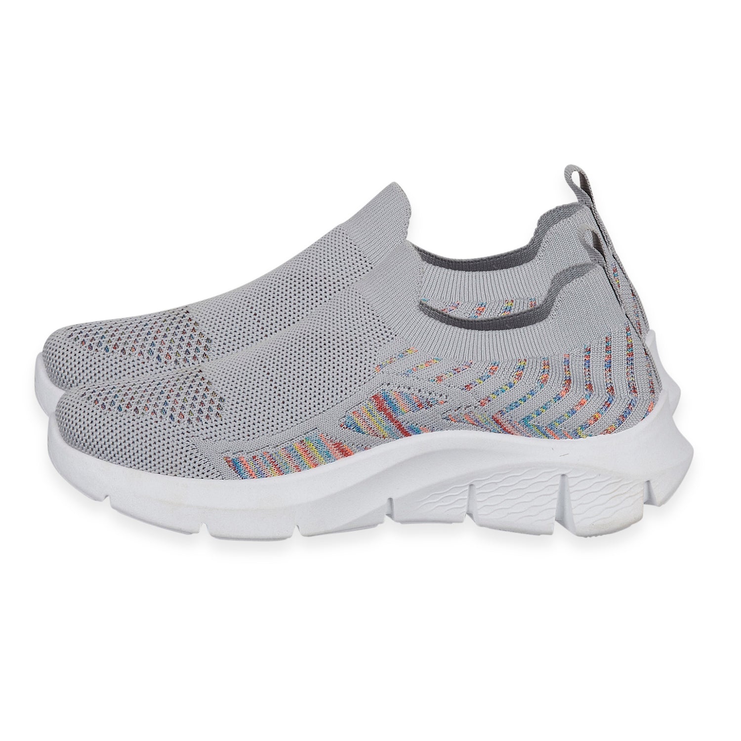 Urban Jacks Ladies Limoncello Fly Knitted Slip-On Shoe (Size 7) - Grey V32516190 1