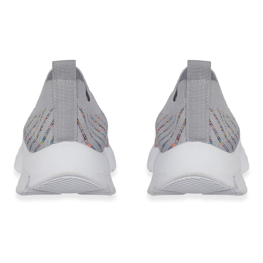 Urban Jacks Ladies Limoncello Fly Knitted Slip-On Shoe (Size 8) - Grey_8187657_2