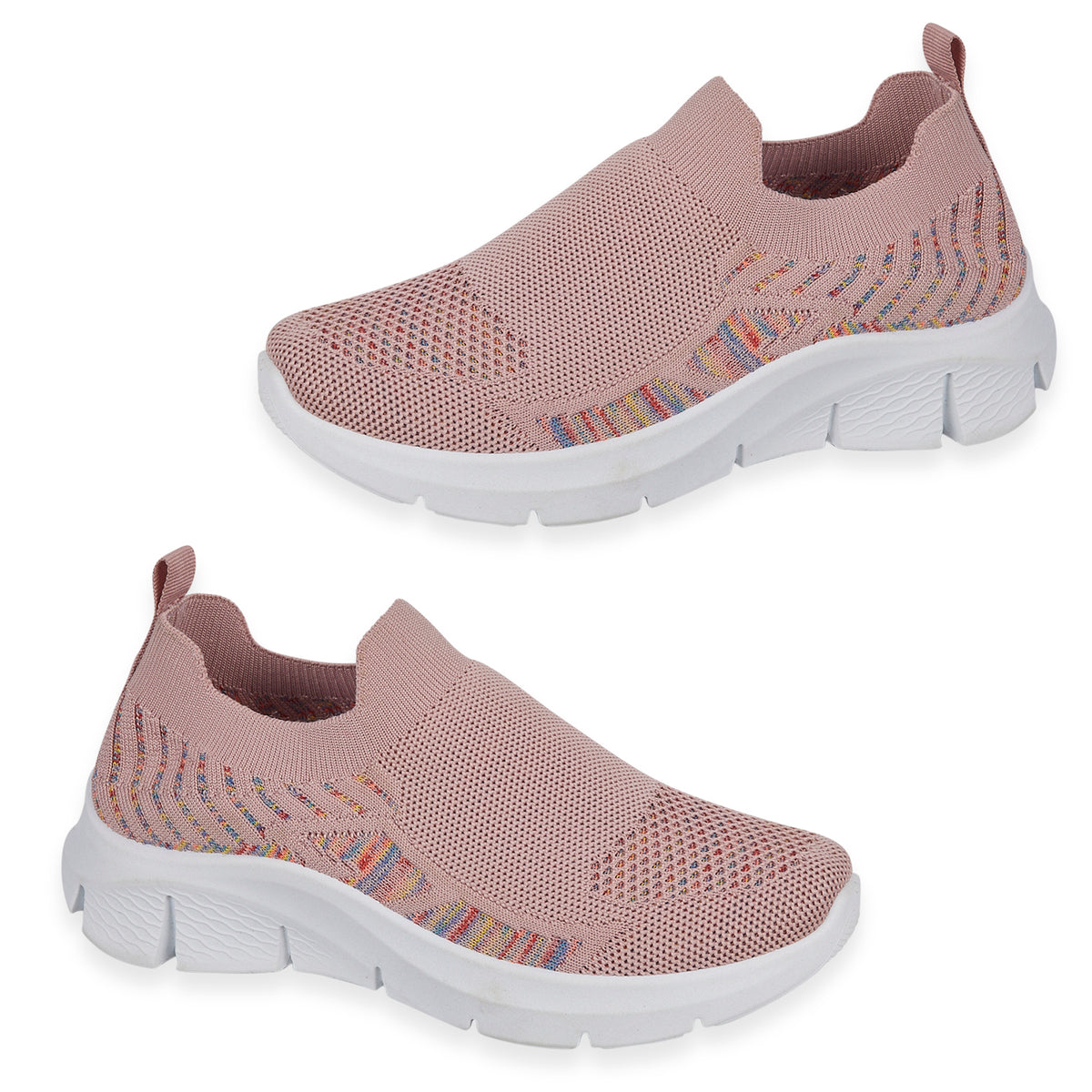 Urban Jacks Ladies Limoncello Fly Knitted Slip-On Shoe (Size 6) - Blush V32516839 0