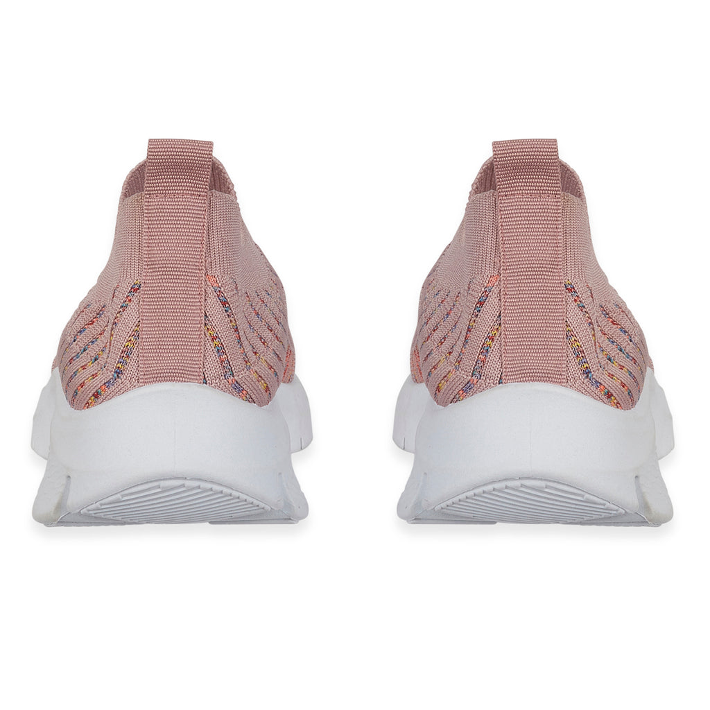Urban Jacks Ladies Limoncello Fly Knitted Slip-On Shoe (Size 6) - Blush_8187660_2