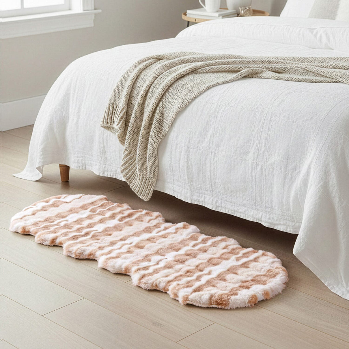Homesmart Patterned Rug and Door Mat (Size 60x180 cm) - Beige 8188746 0