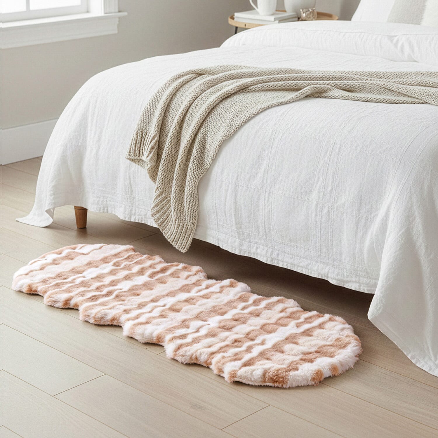 Homesmart Patterned Rug and Door Mat (Size 60x180 cm) - Beige 8188746 0