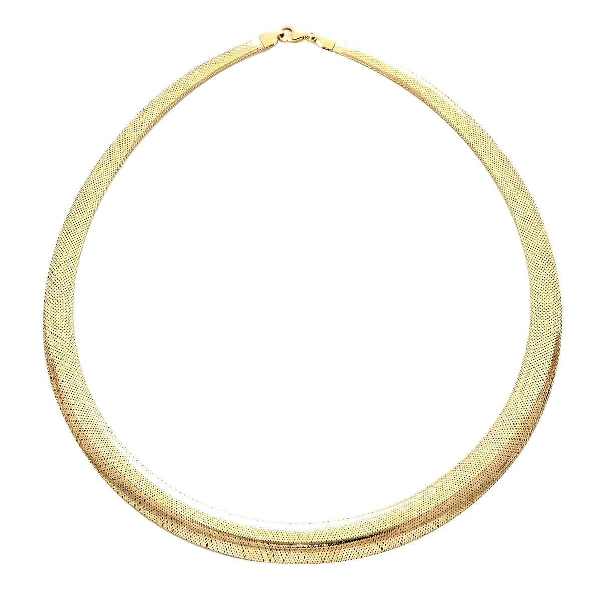 Maestro Collection - 14K Yellow Gold Graduated Omega Memory Necklace (Size - 20), Gold Wt. 5.10 Gms. 8189639 0